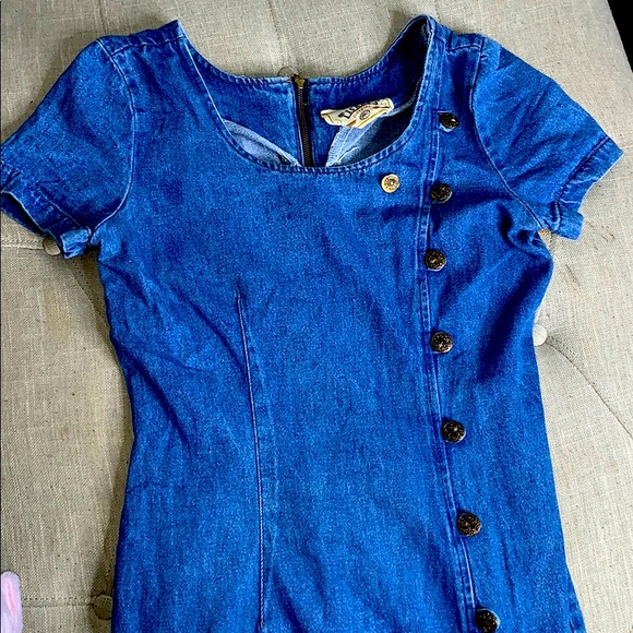 Vintage jeans dress - Picture 1 of 4